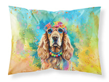 Load image into Gallery viewer, Cocker Spaniel Hippie Dawg Standard Pillowcase – Artistic Decorative Front, White Back