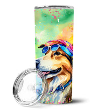 Load image into Gallery viewer, Collie Hippie Dawg Stainless Steel Skinny Tumbler