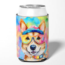 Load image into Gallery viewer, Corgi Hippie Dawg Can or Bottle Hugger