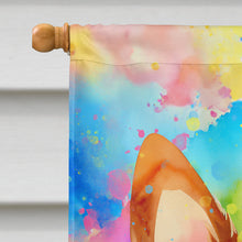 Load image into Gallery viewer, Corgi Hippie Dawg House Flag