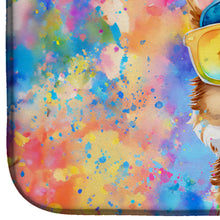 Load image into Gallery viewer, Corgi Hippie Dawg Dish Drying Mat