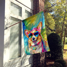 Load image into Gallery viewer, Corgi Hippie Dawg House Flag