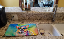 Load image into Gallery viewer, Corgi Hippie Dawg Dish Drying Mat