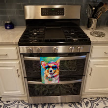Load image into Gallery viewer, Corgi Hippie Dawg Kitchen Towel