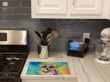 Load image into Gallery viewer, Corgi Hippie Dawg Glass Cutting Boards – Durable, Decorative Kitchen Art Large