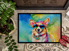 Load image into Gallery viewer, Corgi Hippie Dawg Doormat - 18X27 Indoor / Outdoor Rug | Made in USA