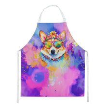 Load image into Gallery viewer, Corgi Hippie Dawg Apron – Artist-Designed Kitchen, BBQ &amp; Craft Apron