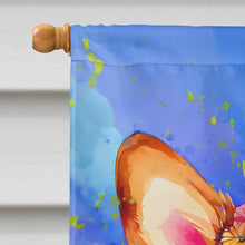 Load image into Gallery viewer, Corgi Hippie Dawg House Flag