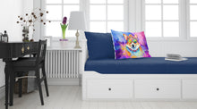Load image into Gallery viewer, Corgi Hippie Dawg Standard Pillowcase – Artistic Decorative Front, White Back
