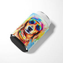 Load image into Gallery viewer, Dachshund Hippie Dawg Can or Bottle Hugger