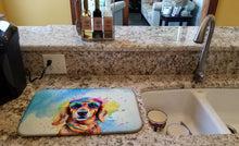 Load image into Gallery viewer, Dachshund Hippie Dawg Dish Drying Mat