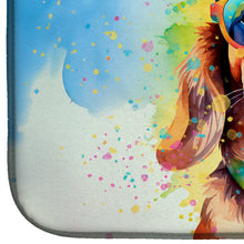 Load image into Gallery viewer, Dachshund Hippie Dawg Dish Drying Mat
