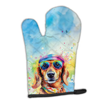 Load image into Gallery viewer, Dachshund Hippie Dawg Oven Mitt