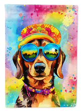 Load image into Gallery viewer, Dachshund Hippie Dawg House Flag