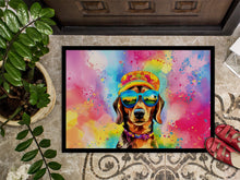 Load image into Gallery viewer, Dachshund Hippie Dawg Doormat - 18X27 Indoor / Outdoor Rug | Made in USA