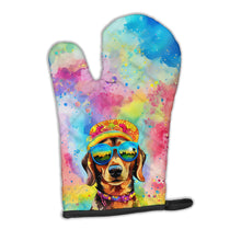 Load image into Gallery viewer, Dachshund Hippie Dawg Oven Mitt