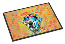 Load image into Gallery viewer, Dalmatian Hippie Dawg Doormat - 24x36 Decorative Floor Mat – Indoor/Outdoor Rug with Artistic Flair