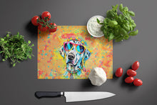 Load image into Gallery viewer, Dalmatian Hippie Dawg Glass Cutting Boards – Durable, Decorative Kitchen Art Large