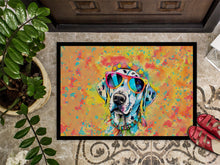 Load image into Gallery viewer, Dalmatian Hippie Dawg Doormat - 18X27 Indoor / Outdoor Rug | Made in USA