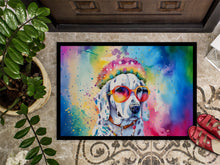 Load image into Gallery viewer, Dalmatian Hippie Dawg Doormat - 24x36 Decorative Floor Mat – Indoor/Outdoor Rug with Artistic Flair