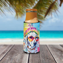 Load image into Gallery viewer, Dalmatian Hippie Dawg Slim Can Huggers – Fun, Functional Drink Coolers for Every Occasion