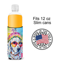 Load image into Gallery viewer, Dalmatian Hippie Dawg Slim Can Huggers – Fun, Functional Drink Coolers for Every Occasion