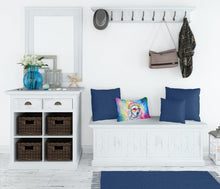 Load image into Gallery viewer, Dalmatian Hippie Dawg Fabric Decorative Pillow