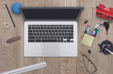 Load image into Gallery viewer, Dalmatian Hippie Dawg Sticky Note Holder- Refiilable Desk Accessory Note Pad