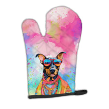 Load image into Gallery viewer, Doberman Pinscher Hippie Dawg Oven Mitt