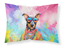 Load image into Gallery viewer, Doberman Pinscher Hippie Dawg Standard Pillowcase – Artistic Decorative Front, White Back