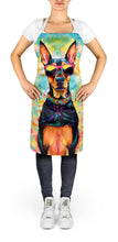Load image into Gallery viewer, Doberman Pinscher Hippie Dawg Apron – Artist-Designed Kitchen, BBQ &amp; Craft Apron