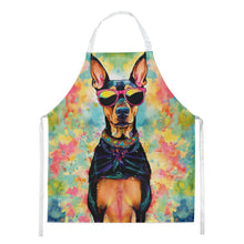 Load image into Gallery viewer, Doberman Pinscher Hippie Dawg Apron – Artist-Designed Kitchen, BBQ &amp; Craft Apron