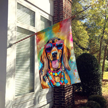 Load image into Gallery viewer, Doberman Pinscher Hippie Dawg House Flag