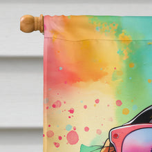 Load image into Gallery viewer, Doberman Pinscher Hippie Dawg House Flag