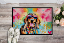 Load image into Gallery viewer, Doberman Pinscher Hippie Dawg Doormat - 24x36 Decorative Floor Mat – Indoor/Outdoor Rug with Artistic Flair