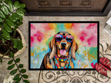Load image into Gallery viewer, Doberman Pinscher Hippie Dawg Doormat - 18X27 Indoor / Outdoor Rug | Made in USA