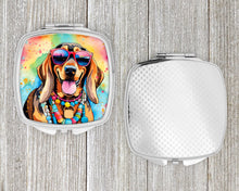 Load image into Gallery viewer, Doberman Pinscher Hippie Dawg Compact Mirror – Stylish Purse Mirror with Artistic Covers