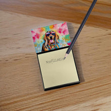 Load image into Gallery viewer, Doberman Pinscher Hippie Dawg Sticky Note Holder- Refiilable Desk Accessory Note Pad