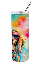 Load image into Gallery viewer, Doberman Pinscher Hippie Dawg Stainless Steel Skinny Tumbler