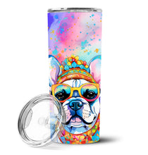 Load image into Gallery viewer, French Bulldog Hippie Dawg Stainless Steel Skinny Tumbler
