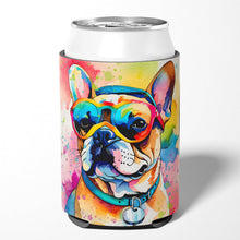 Load image into Gallery viewer, French Bulldog Hippie Dawg Can or Bottle Hugger