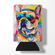 Load image into Gallery viewer, French Bulldog Hippie Dawg Can or Bottle Hugger