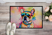 Load image into Gallery viewer, French Bulldog Hippie Dawg Doormat - 18X27 Indoor / Outdoor Rug | Made in USA