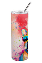 Load image into Gallery viewer, French Bulldog Hippie Dawg Stainless Steel Skinny Tumbler