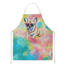 Load image into Gallery viewer, French Bulldog Hippie Dawg Apron – Artist-Designed Kitchen, BBQ &amp; Craft Apron