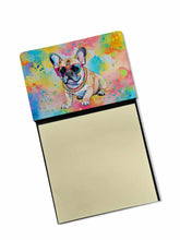 Load image into Gallery viewer, French Bulldog Hippie Dawg Sticky Note Holder- Refiilable Desk Accessory Note Pad
