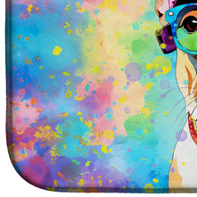 Load image into Gallery viewer, French Bulldog Hippie Dawg Dish Drying Mat