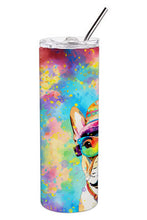 Load image into Gallery viewer, French Bulldog Hippie Dawg Stainless Steel Skinny Tumbler