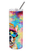 Load image into Gallery viewer, French Bulldog Hippie Dawg Stainless Steel Skinny Tumbler