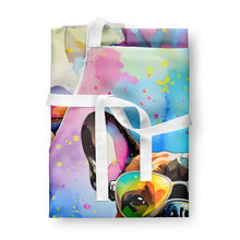 Load image into Gallery viewer, French Bulldog Hippie Dawg Apron – Artist-Designed Kitchen, BBQ &amp; Craft Apron